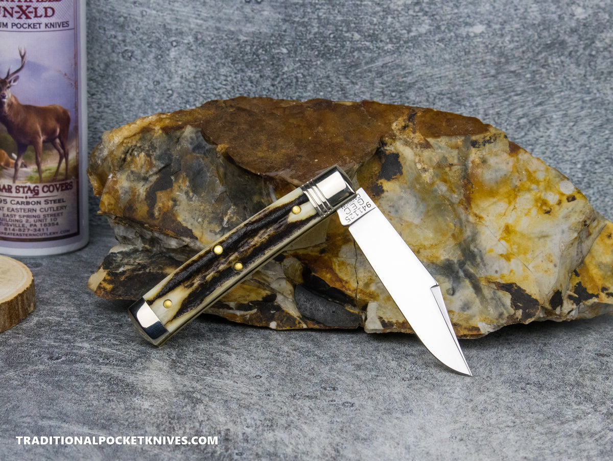 Great Eastern Cutlery #941125 Northfield UNXLD Liberty Sambar Stag #3