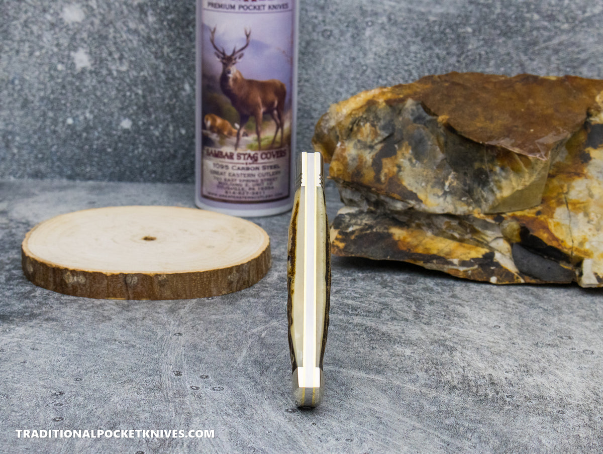 Great Eastern Cutlery #941125 Northfield UNXLD Liberty Sambar Stag #5