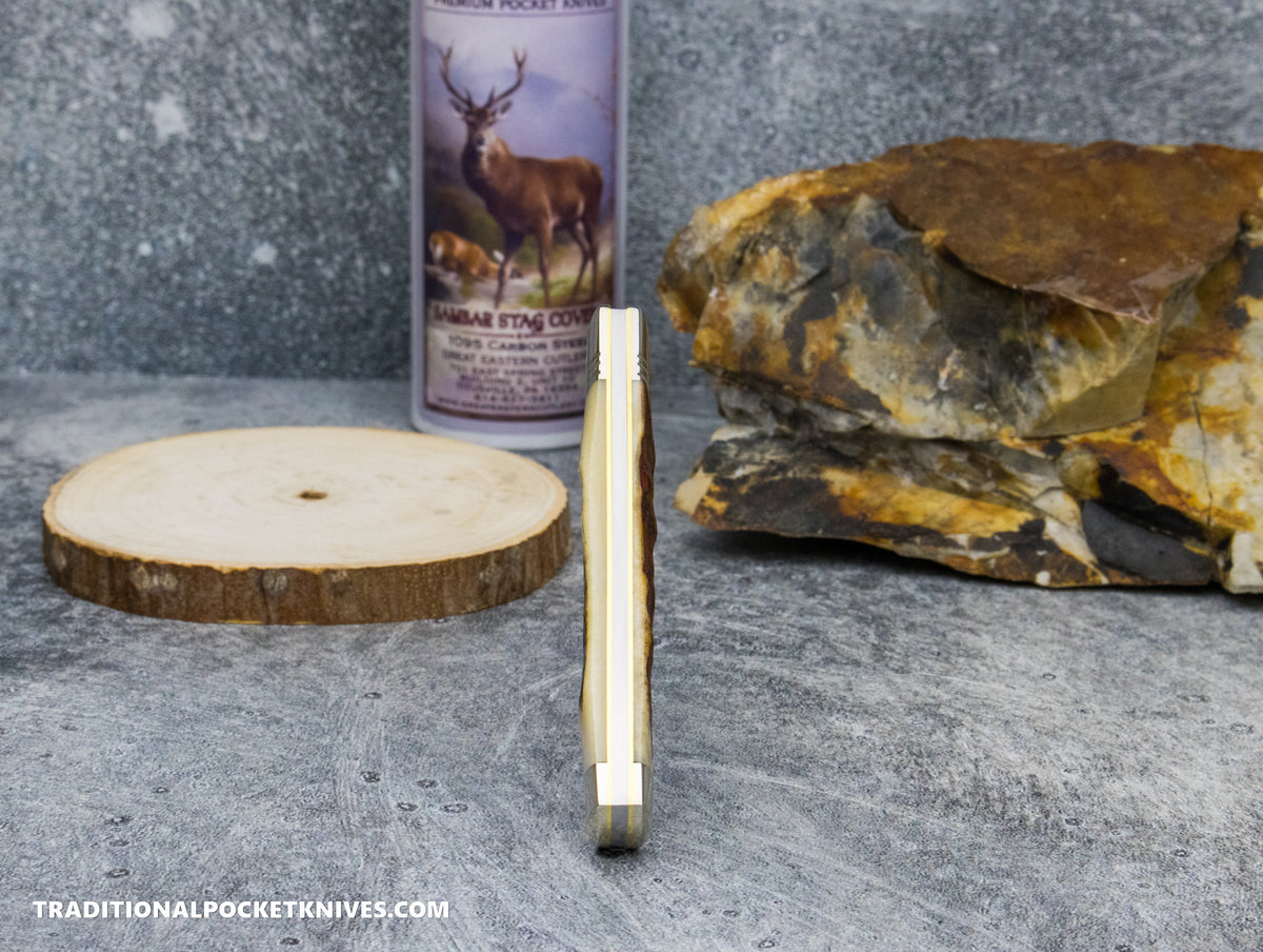 Great Eastern Cutlery #941125 Northfield UNXLD Liberty Sambar Stag #7