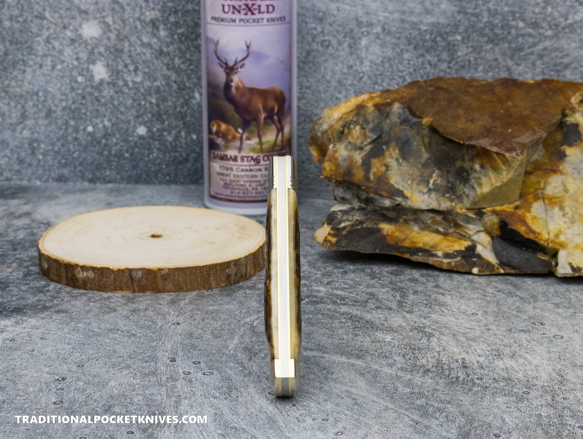 Great Eastern Cutlery #941125 Northfield UNXLD Liberty Sambar Stag #8