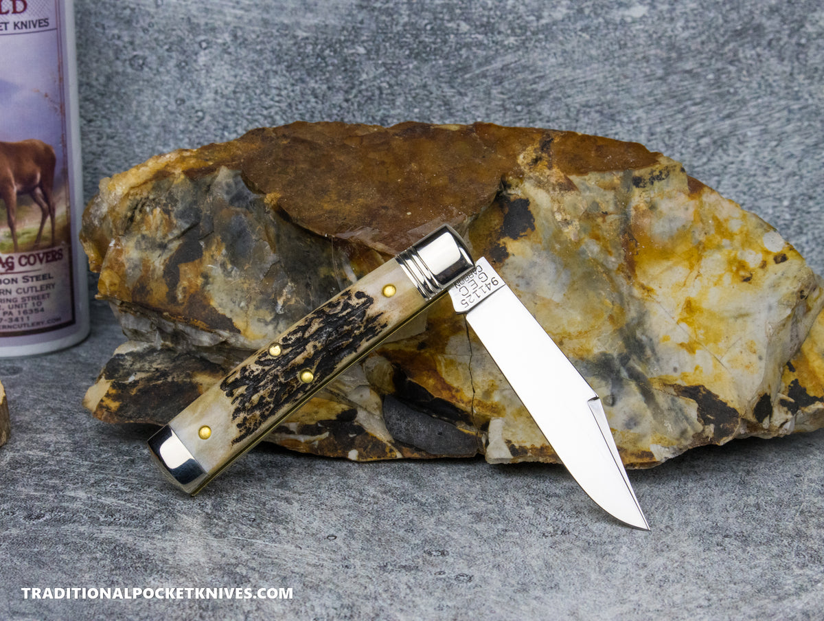 Great Eastern Cutlery #941125 Northfield UNXLD Liberty Sambar Stag #9