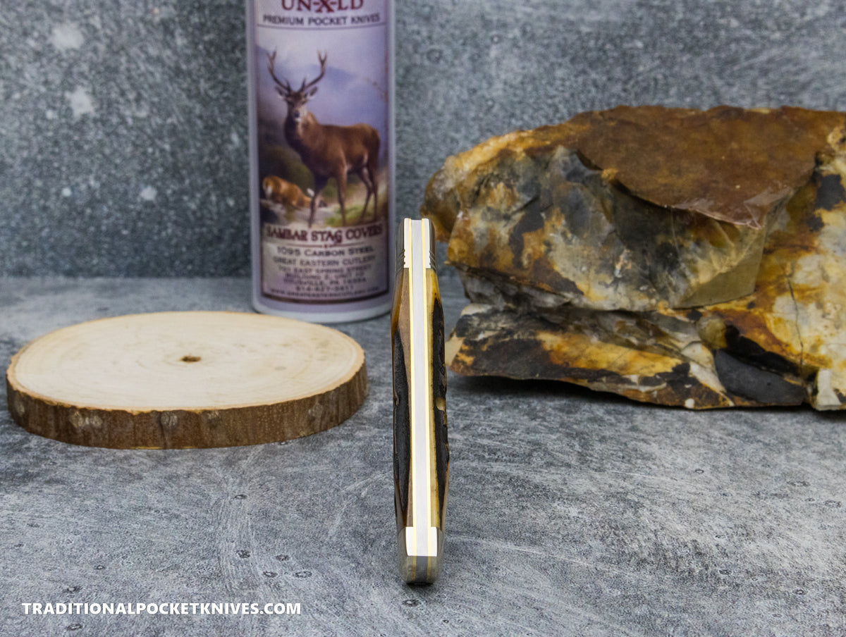 Great Eastern Cutlery #941125 Northfield UNXLD Liberty Sambar Stag #10