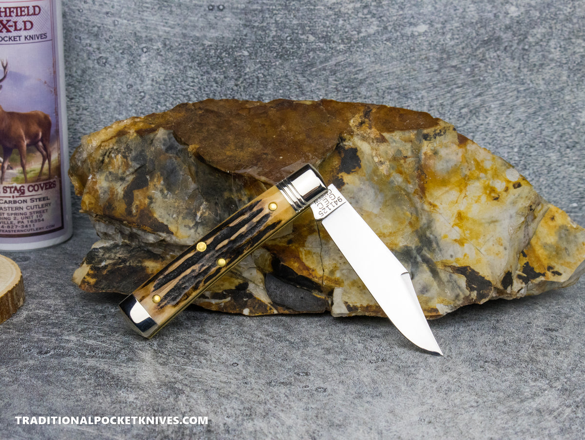 Great Eastern Cutlery #941125 Northfield UNXLD Liberty Sambar Stag #11