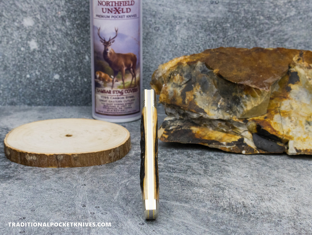 Great Eastern Cutlery #941125 Northfield UNXLD Liberty Sambar Stag #11