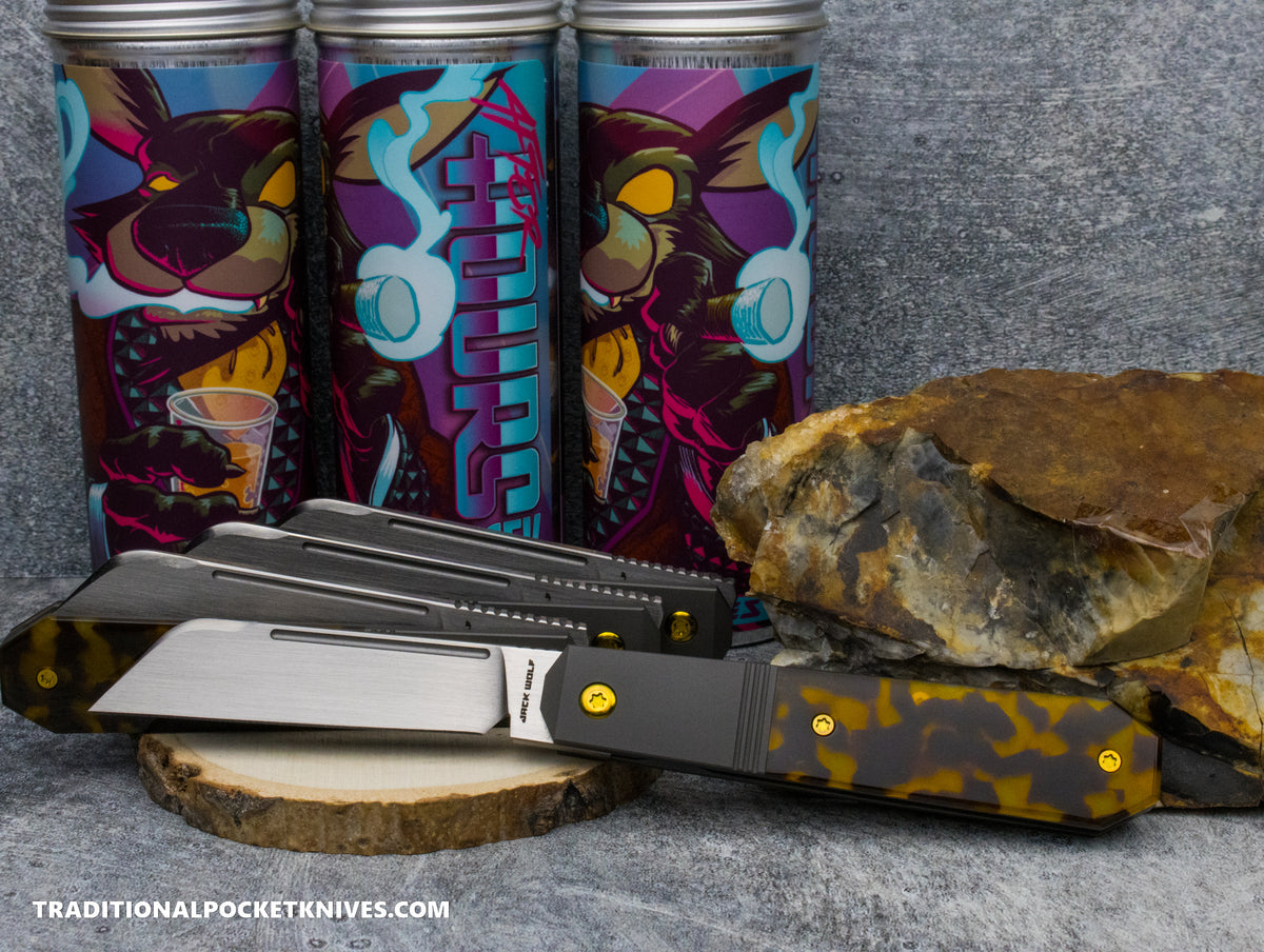 Jack Wolf Knives After Hours Jack Kirnite Tortoise Shell Hand Satin