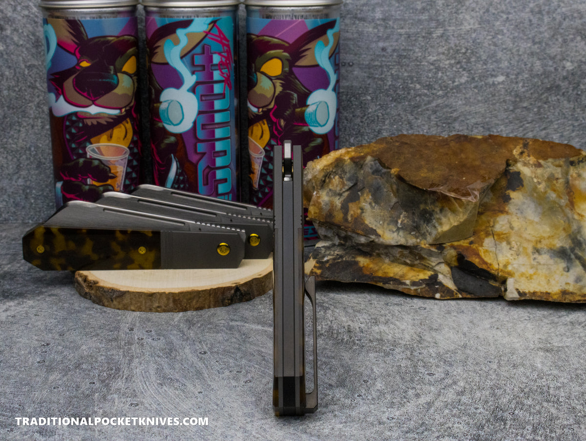 Jack Wolf Knives After Hours Jack Kirnite Tortoise Shell Hand Satin