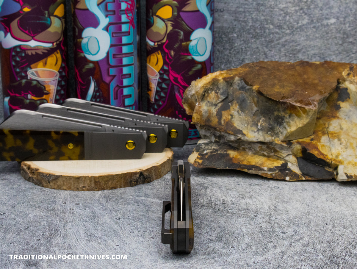 Jack Wolf Knives After Hours Jack Kirnite Tortoise Shell Hand Satin