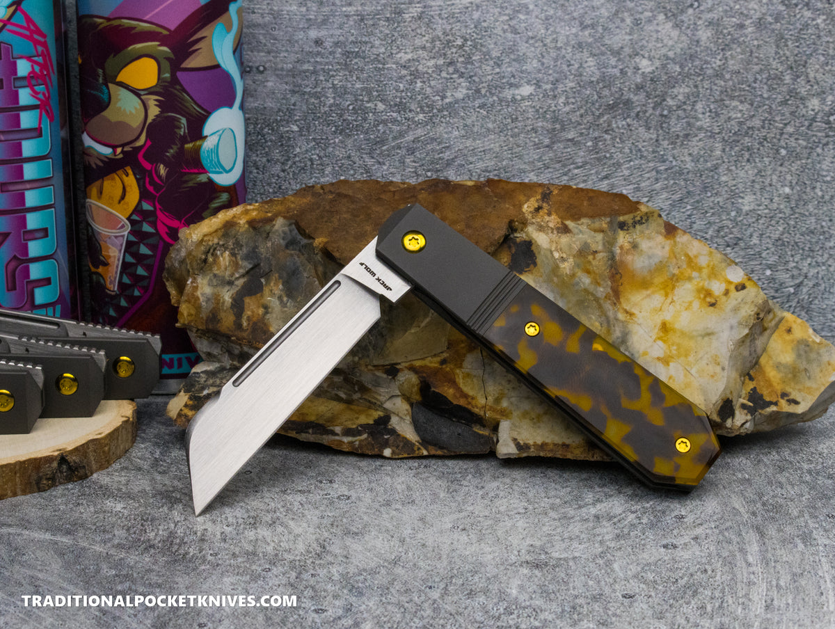 Jack Wolf Knives After Hours Jack Kirnite Tortoise Shell Hand Satin