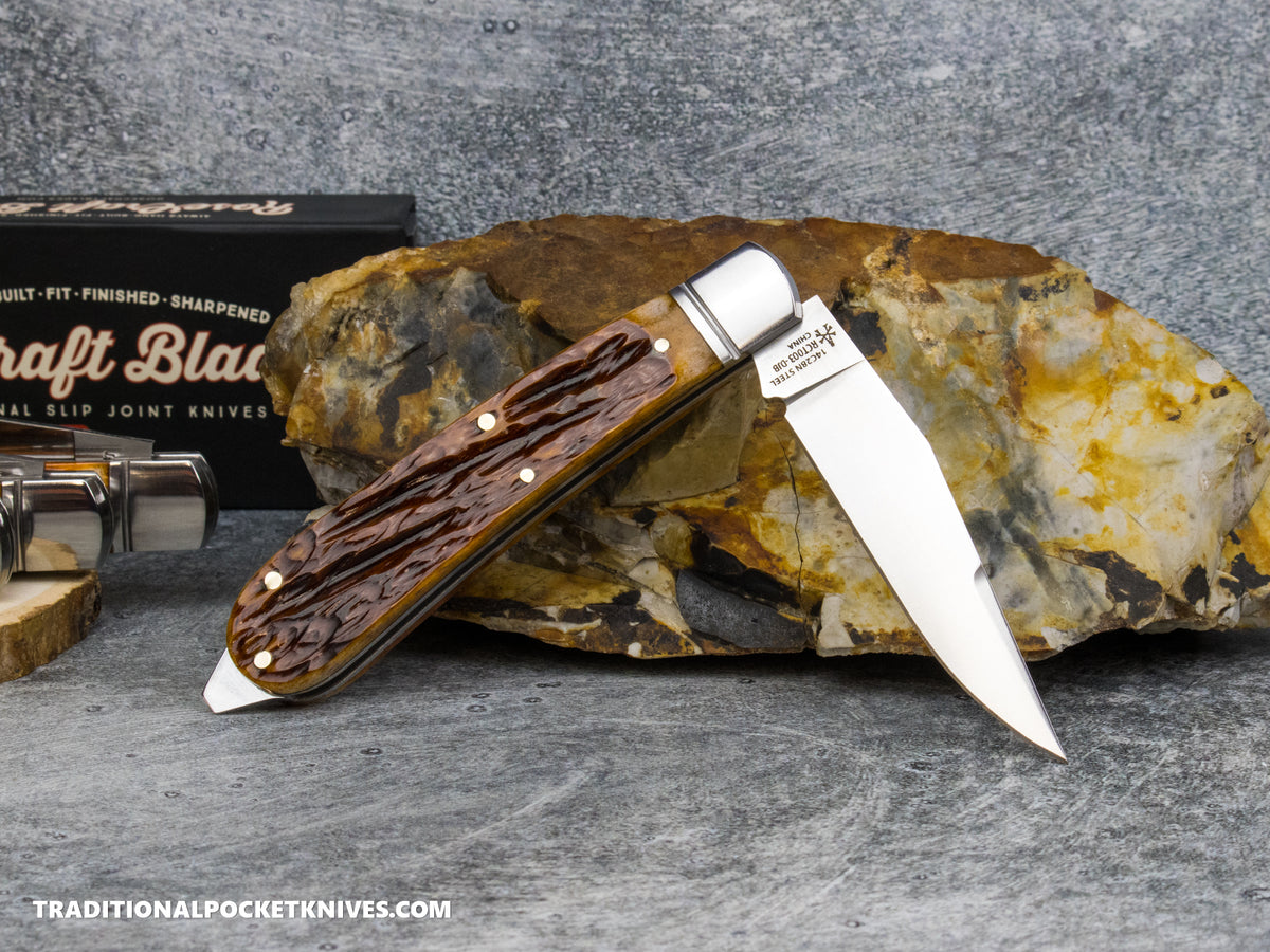 RoseCraft Blades Appalachian Jack Dapper Jigged Bone (RCT003-DJB)