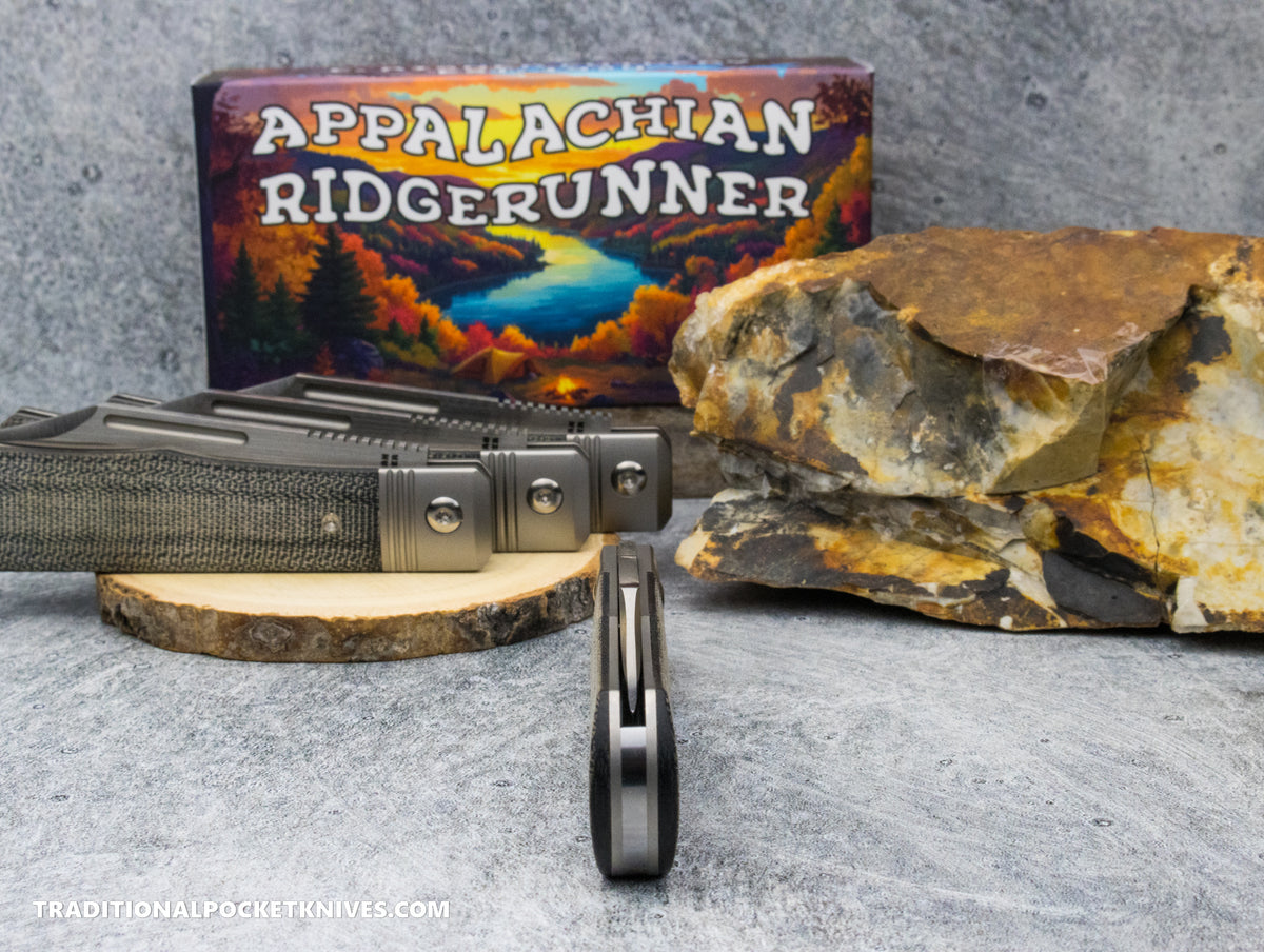 Appalachian Ridgerunner: Black Micarta - Clip Point S90V