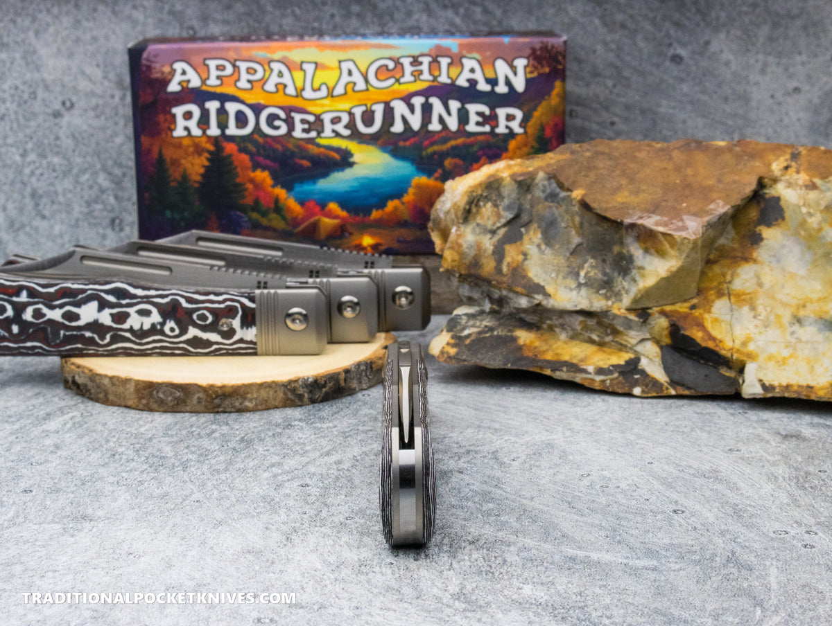 Appalachian Ridgerunner: Fat Carbon Snow Fire - Clip Point S90V