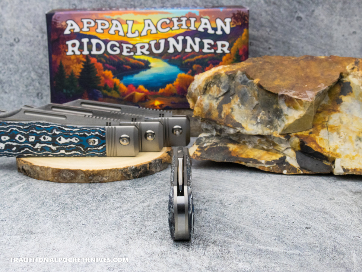 Appalachian Ridgerunner: Fat Carbon Frost- Clip Point S90V