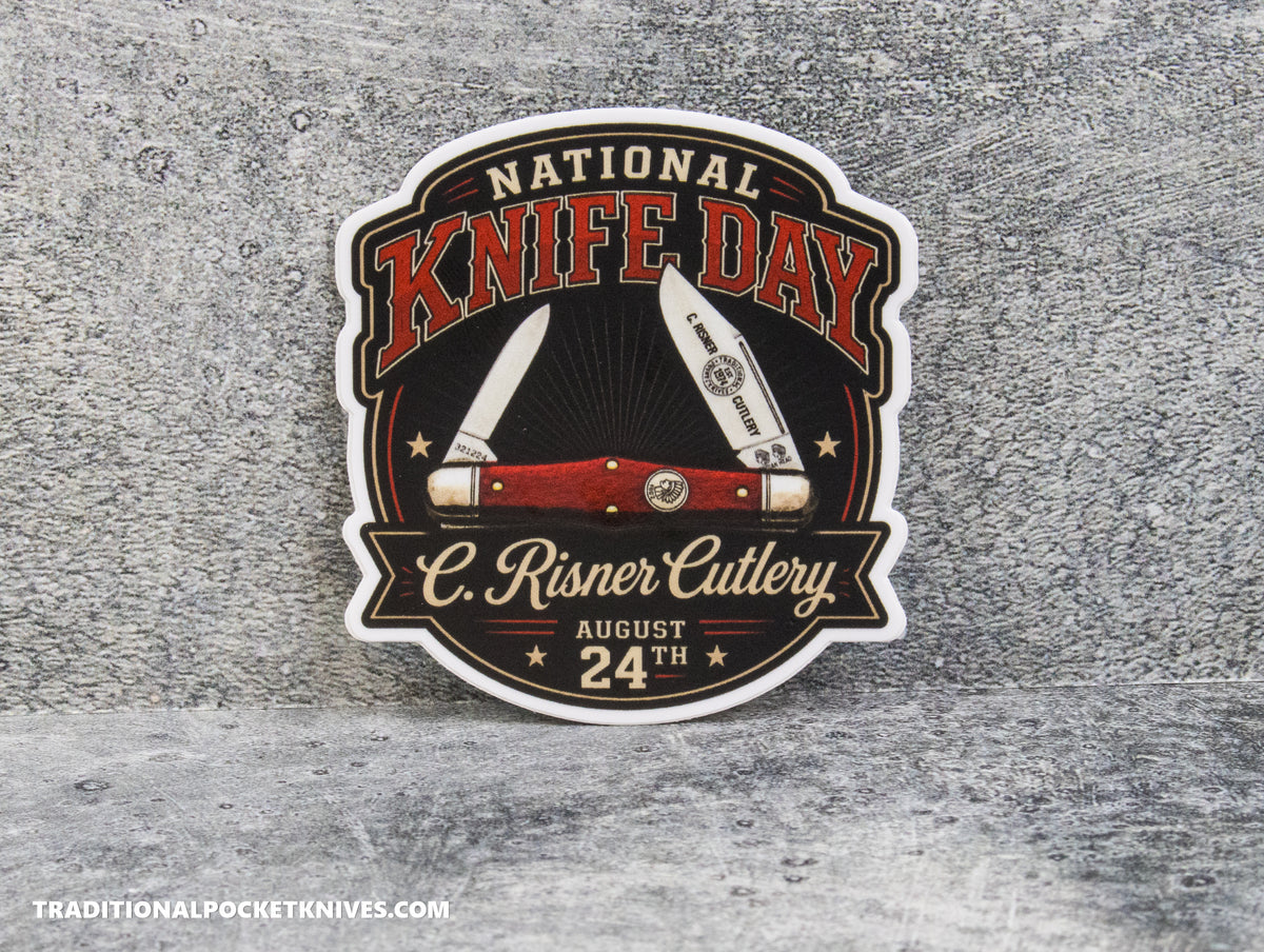 C. Risner Cutlery "National Knife Day" Sticker