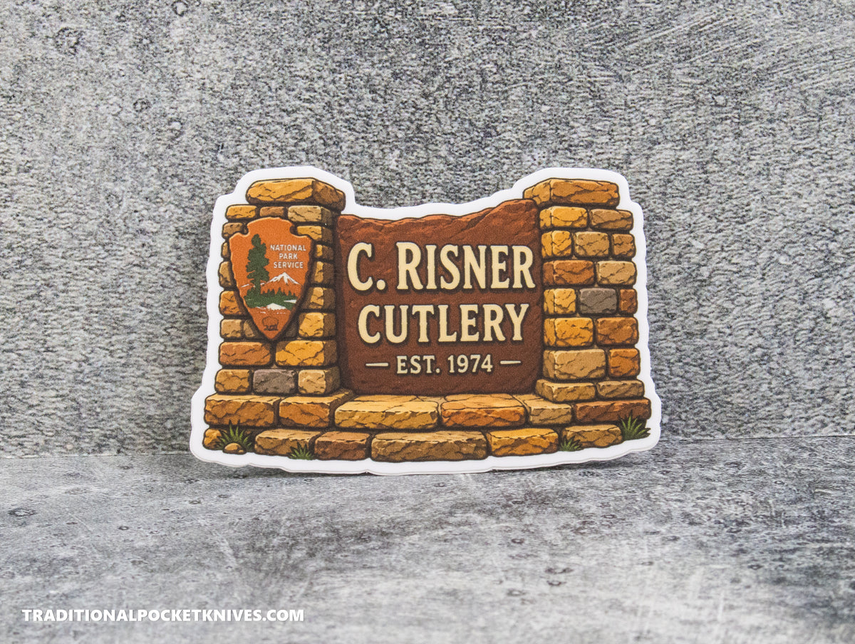 C. Risner Cutlery "National Park" Sticker