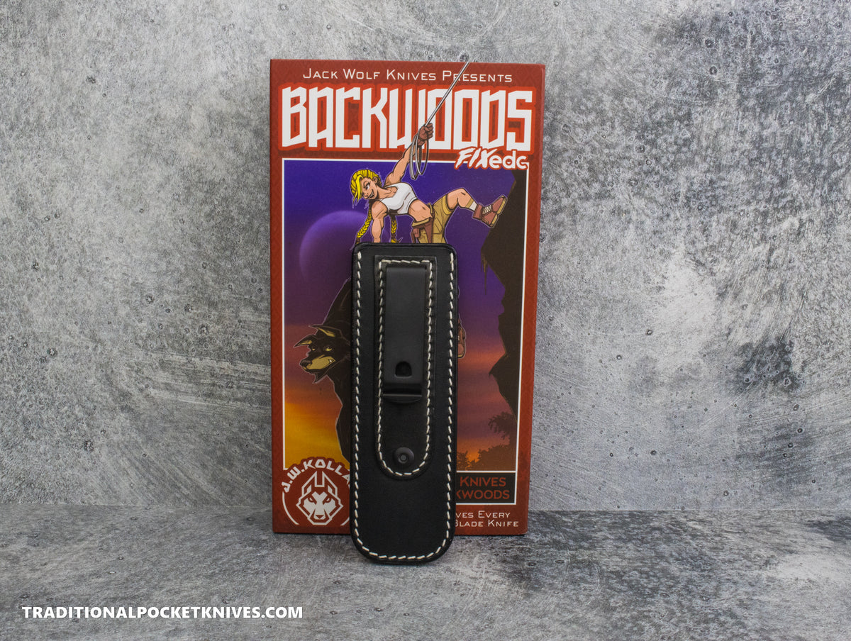 Jack Wolf Knives Backwoods FIXedc Kirinite True Blood Belt Satin DLC - J.W. Kollab Series