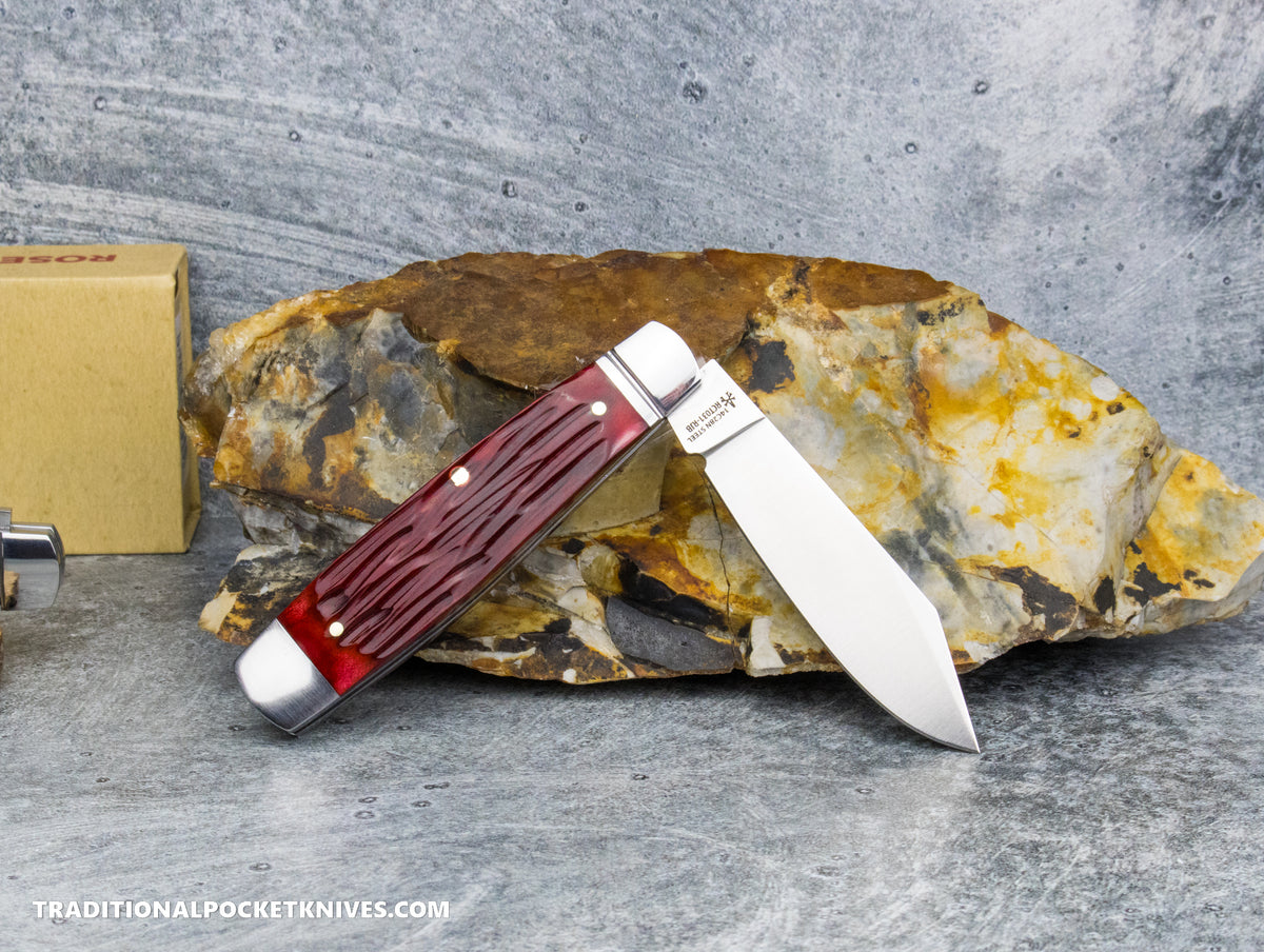 RoseCraft Blades Barren Fork Jack Red Jigged Bone (RCT031-RJB)