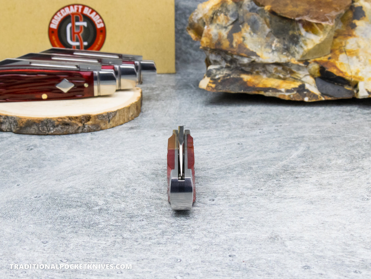 RoseCraft Blades Barren Fork Jack Red Jigged Bone (RCT031-RJB)