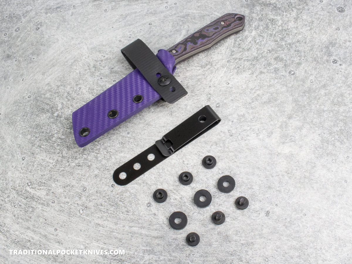 Jack Wolf Knives Collusion USA Purple Panther - J.W. Kollab Series - Dealer Exclusive
