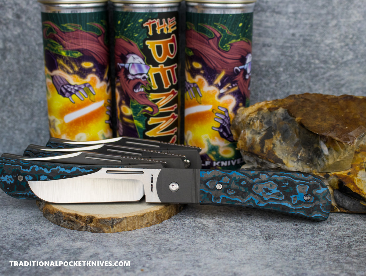 Jack Wolf Knives The Benny Fat Carbon Arctic Storm