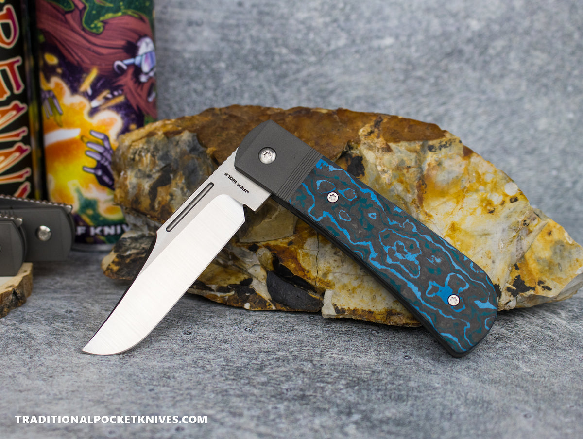 Jack Wolf Knives The Benny Fat Carbon Arctic Storm