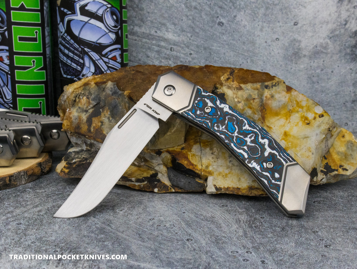 Jack Wolf Knives Bionic Jack Fat Carbon Frost Hand Satin