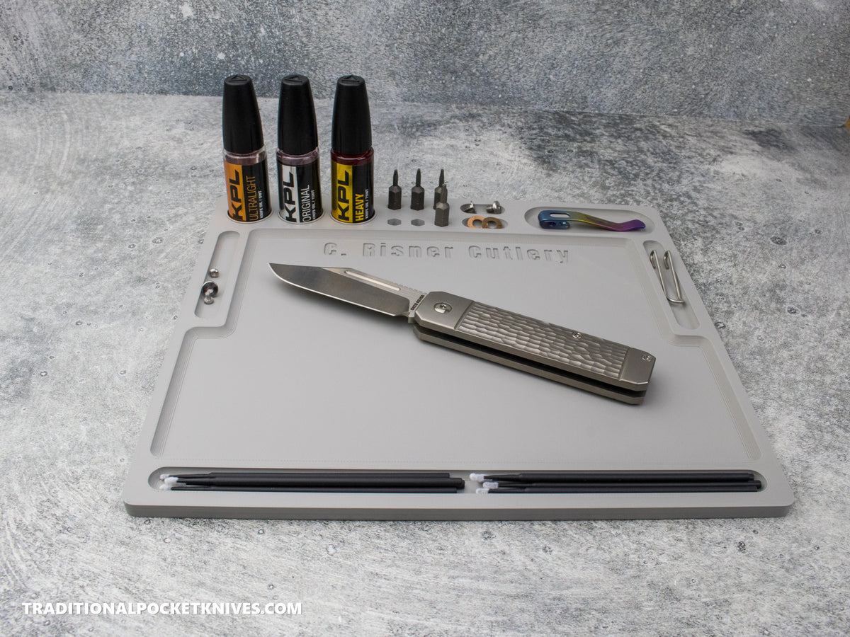 C. Risner Cutlery Knife Breakdown Tray Gray V2