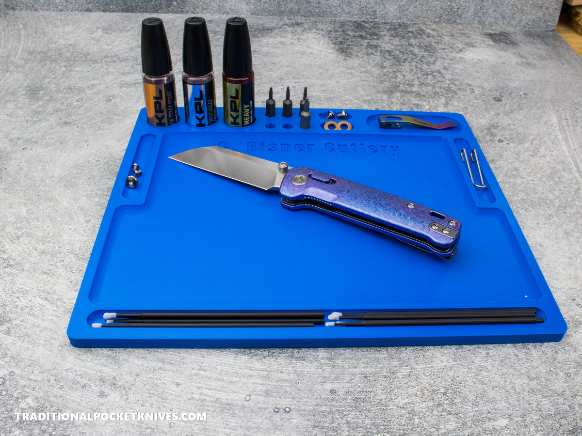 C. Risner Cutlery Knife Breakdown Tray Blue V2