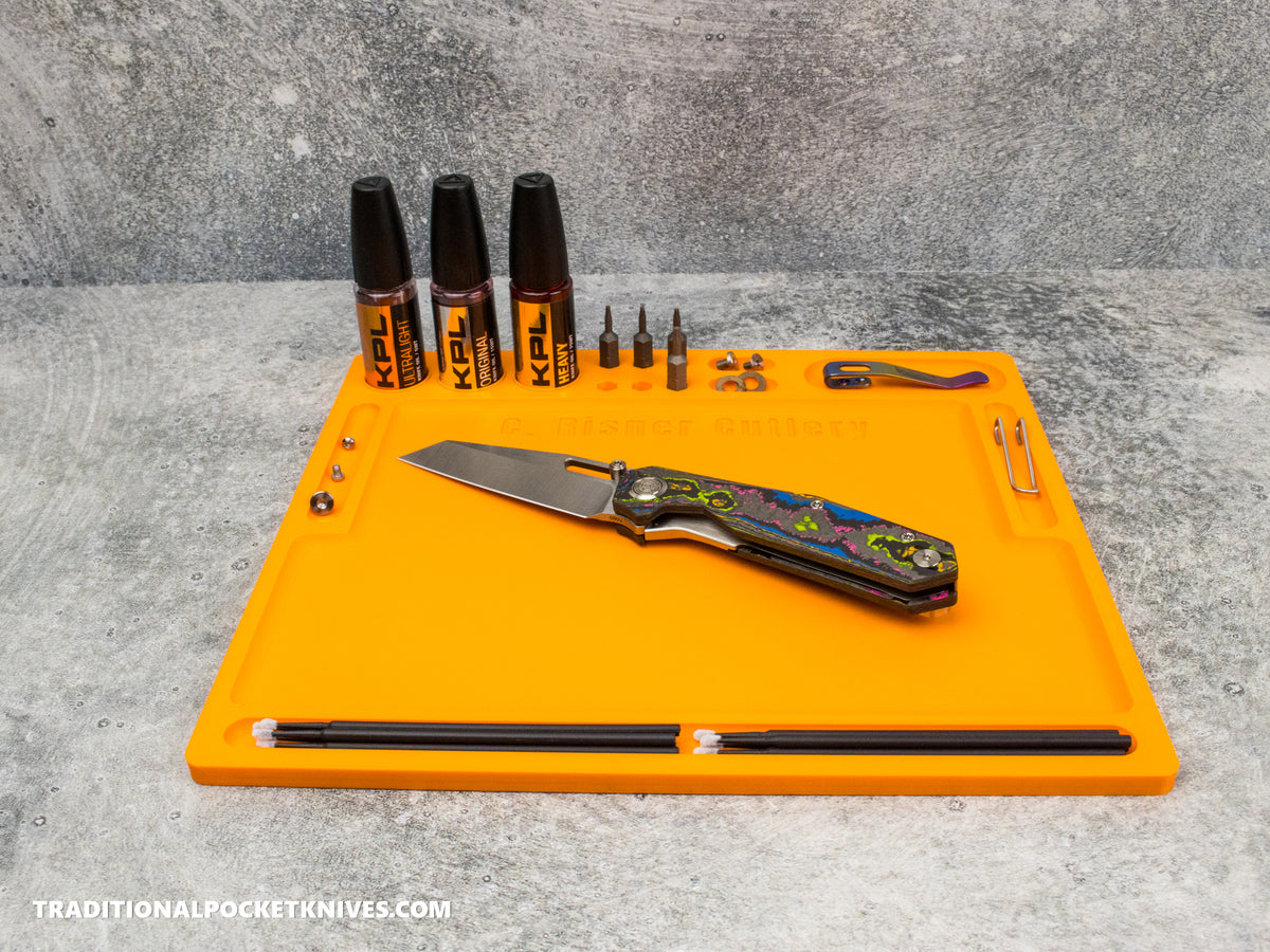 C. Risner Cutlery Knife Breakdown Tray Orange V2