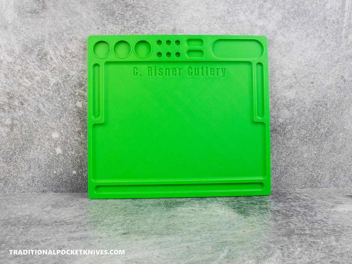 C. Risner Cutlery Knife Breakdown Tray Green V2