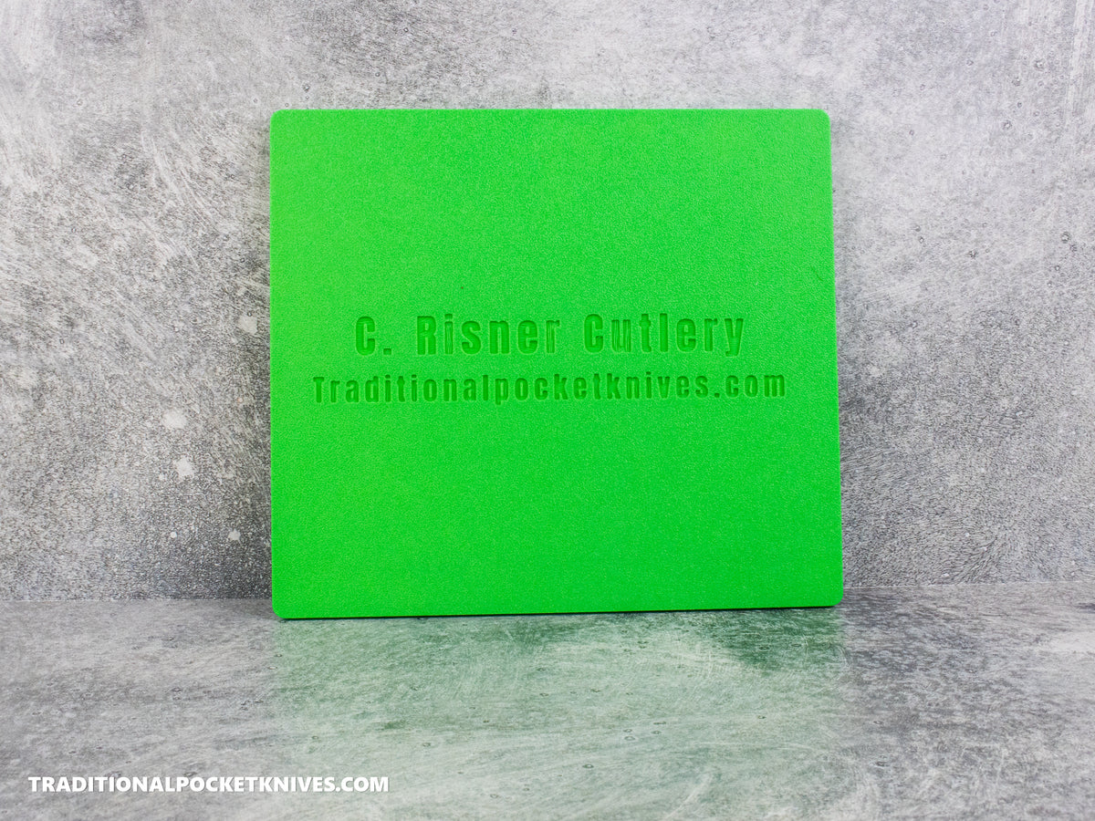 C. Risner Cutlery Knife Breakdown Tray Green V2