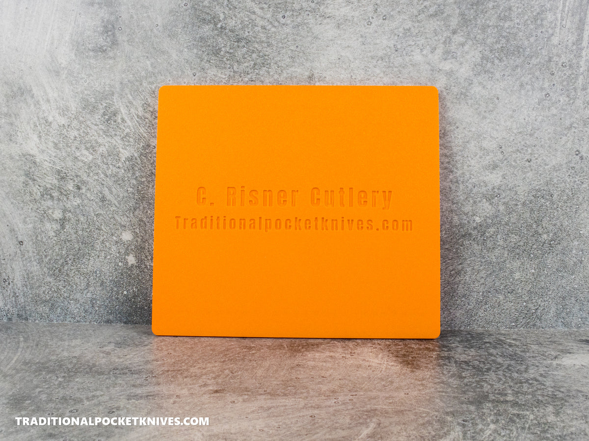 C. Risner Cutlery Knife Breakdown Tray Orange V2