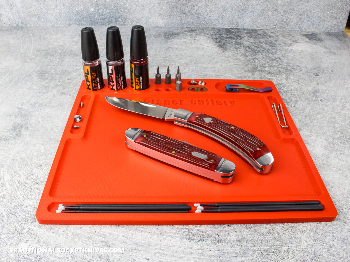 C. Risner Cutlery Knife Breakdown Tray Red V2