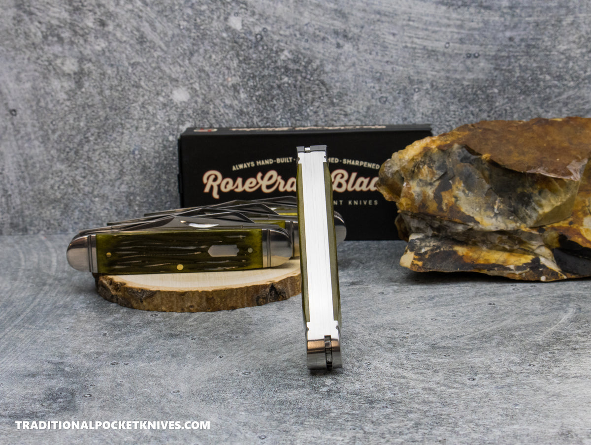 RoseCraft Blades Briarpatch Jack Vintage Jigged Bone (RCT012-VJB)