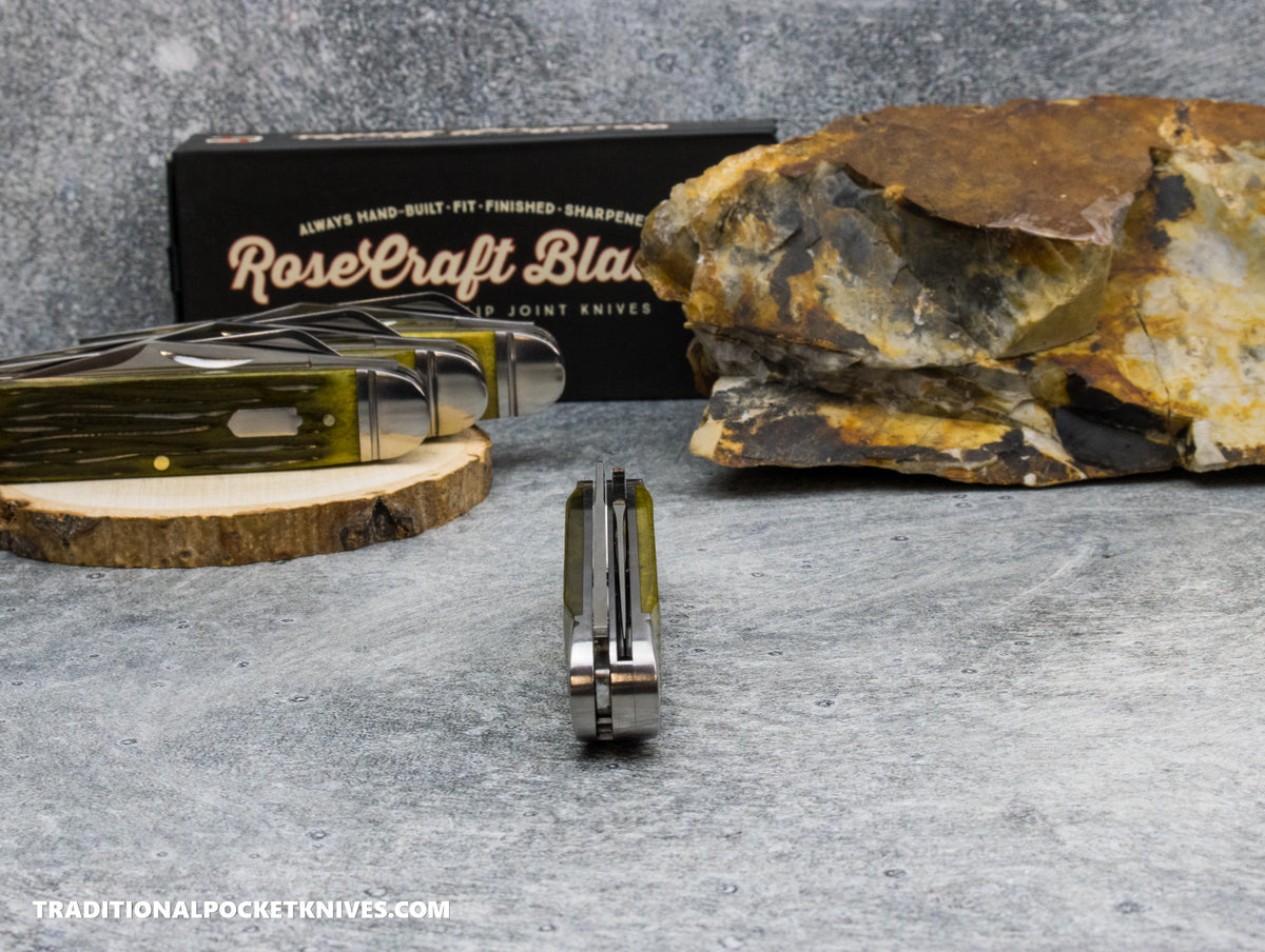 RoseCraft Blades Briarpatch Jack Vintage Jigged Bone (RCT012-VJB)