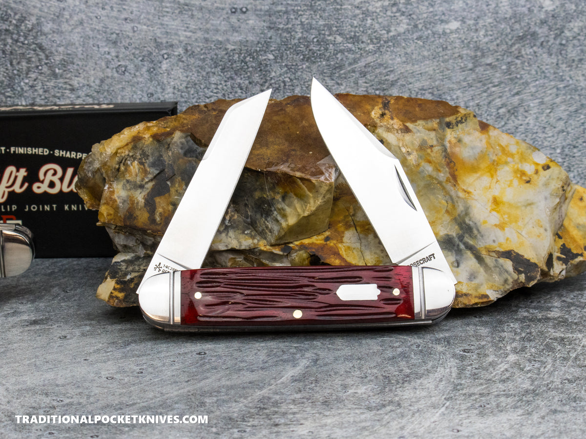RoseCraft Blades Briarpatch Jack Red Jigged Bone (RCT012-RJB)