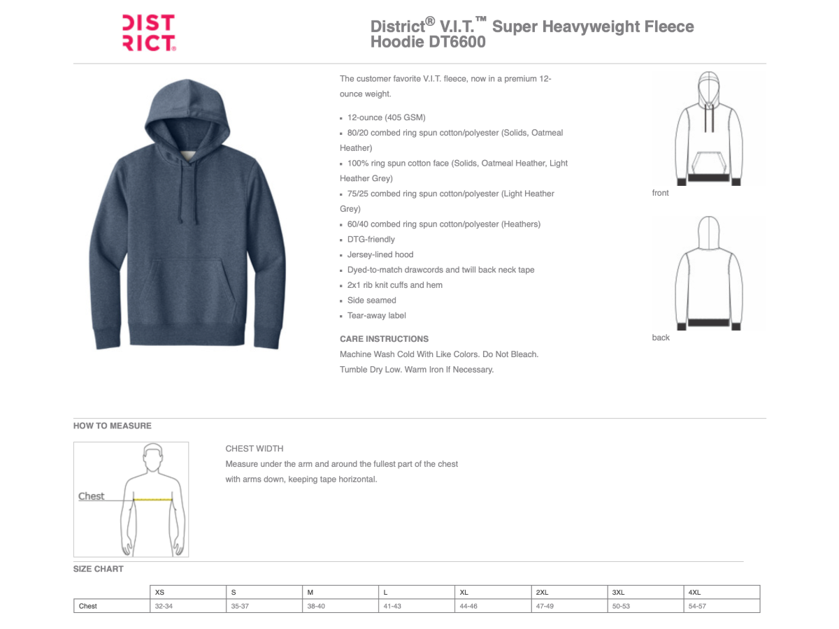 C. Risner Cutlery Premium Heavyweight Fleece Hoodie - Black / Red