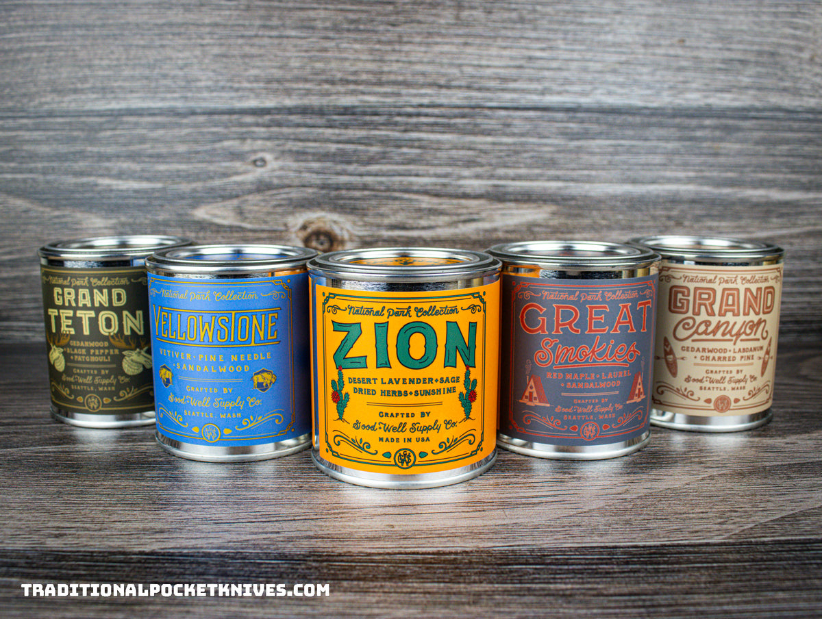 Good &amp; Well Supply Co. National Park Series Candle: Yellowstone