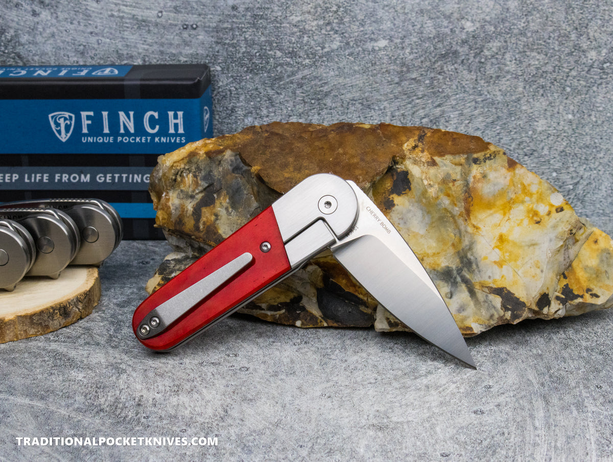 Finch Cherry Bomb Fire Smooth Red Ox Bone