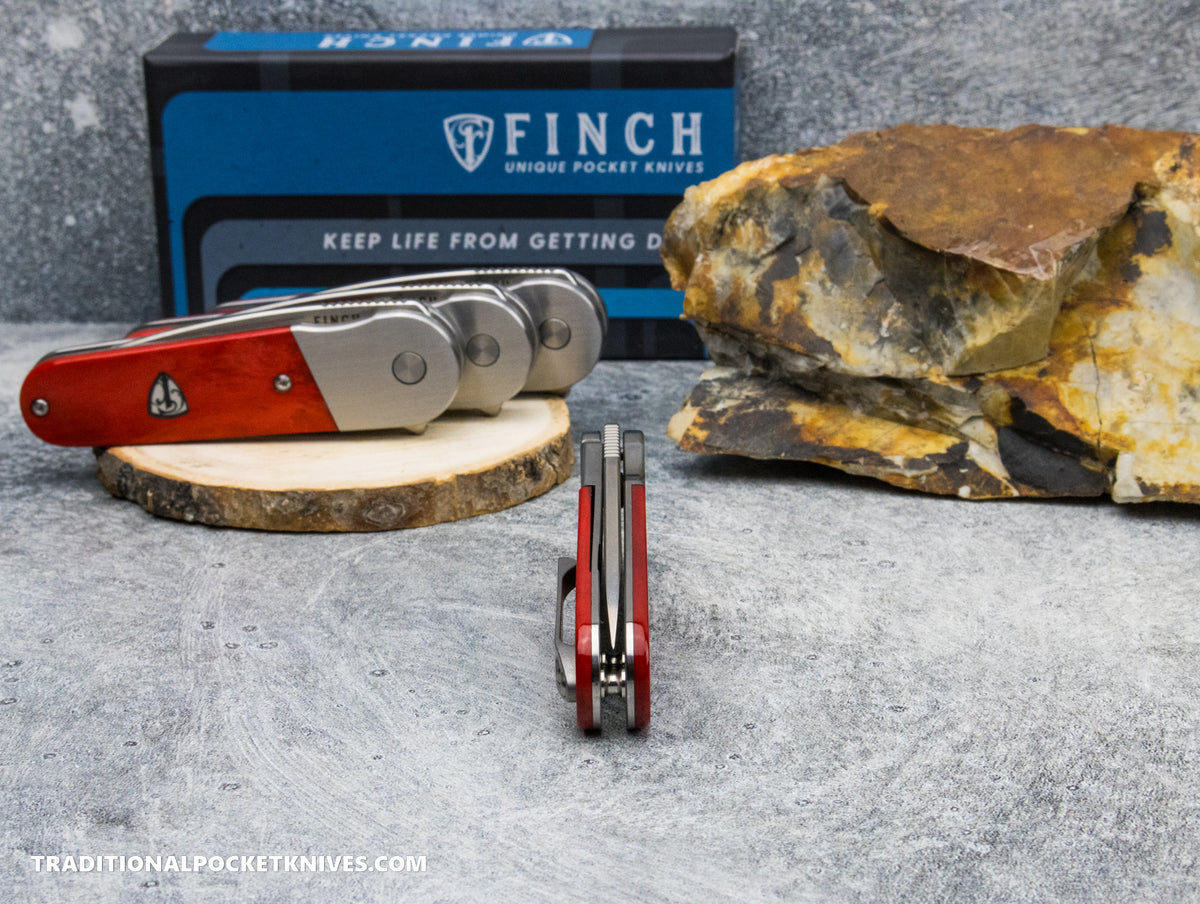 Finch Cherry Bomb Fire Smooth Red Ox Bone