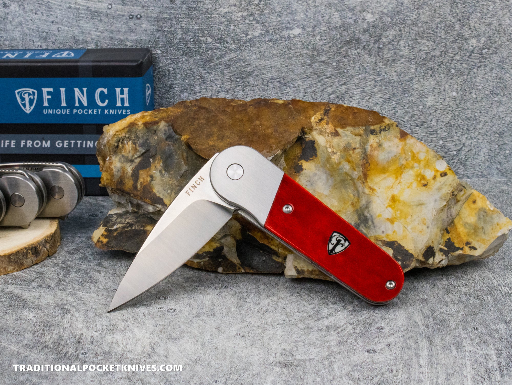 Finch Cherry Bomb Fire Smooth Red Ox Bone