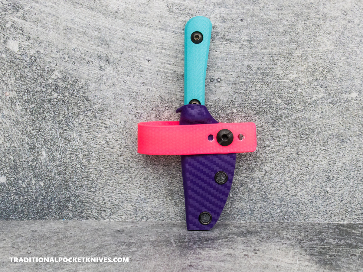 JakebCreates Dealer Exclusive Chikadee Rated Retro Turquoise G10