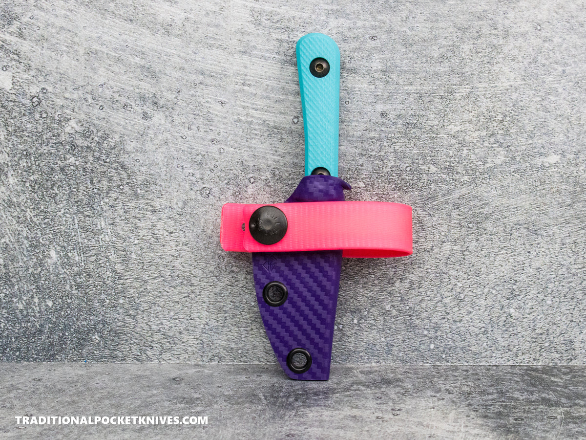 JakebCreates Dealer Exclusive Chikadee Rated Retro Turquoise G10
