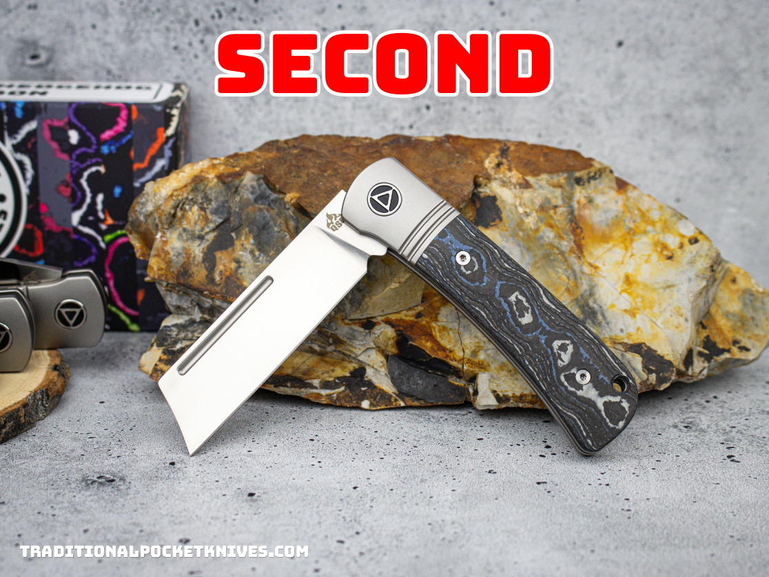 COSMETIC SECONDS: QSP Exclusive Hedgehog Knife QS142 CamoCarbon Chill Vibes M390