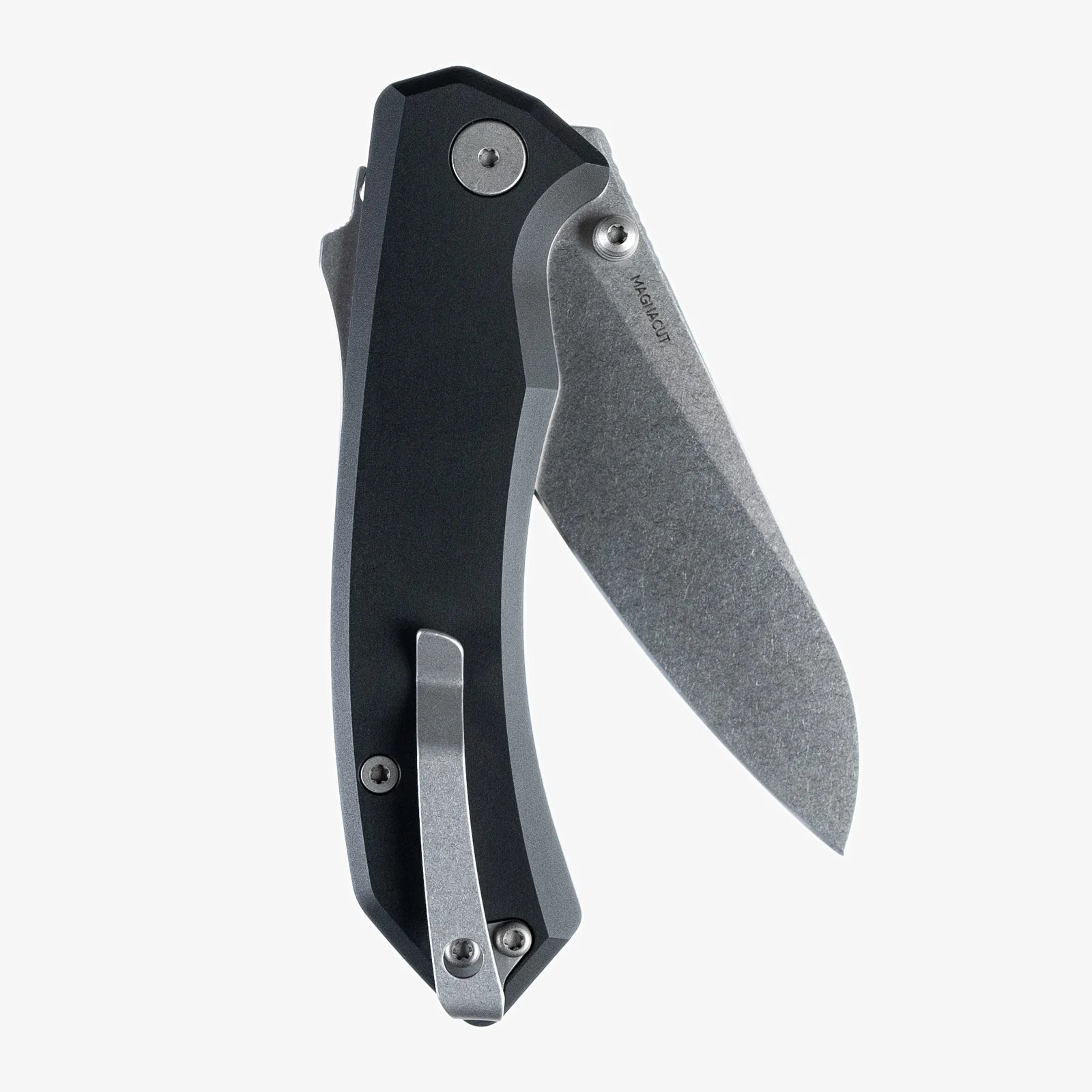 Tactile Knife Co. Chupacabra Black Aluminium Tumbled Magnacut