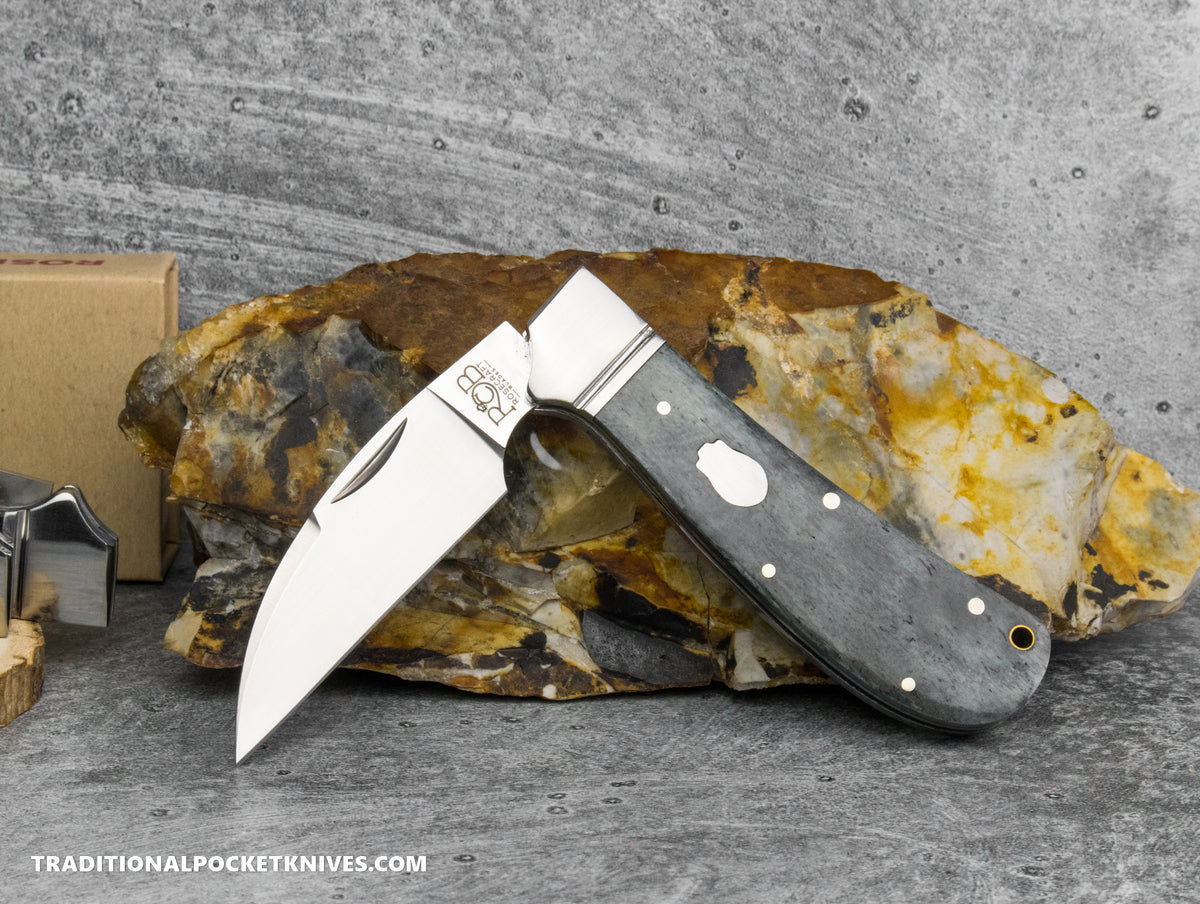 RoseCraft Blades Clinch River Swayback Smoky Gray Bone (RCT005-GY) *Classic*