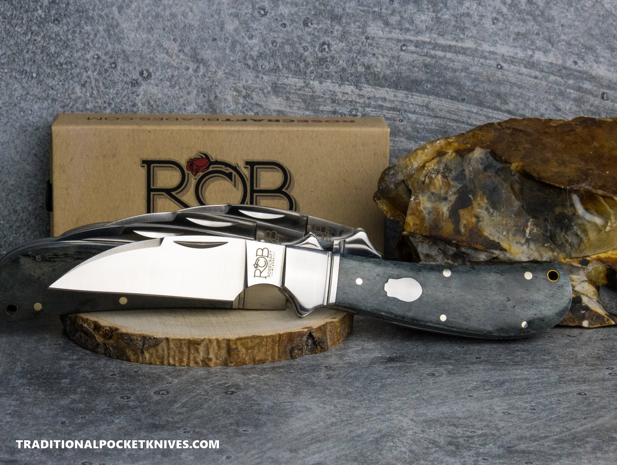 RoseCraft Blades Clinch River Swayback Smoky Gray Bone (RCT005-GY) *Classic*