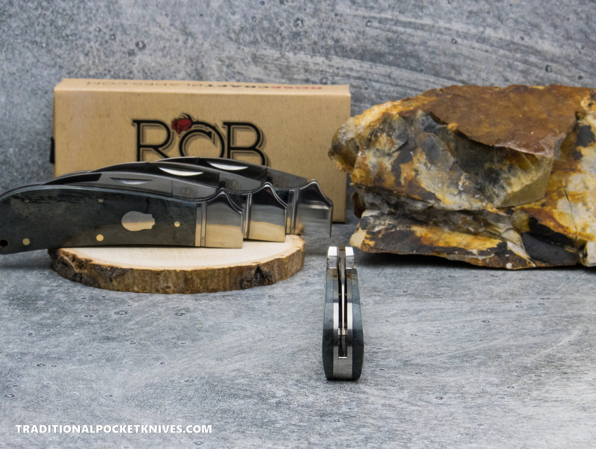 RoseCraft Blades Clinch River Swayback Smoky Gray Bone (RCT005-GY) *Classic*