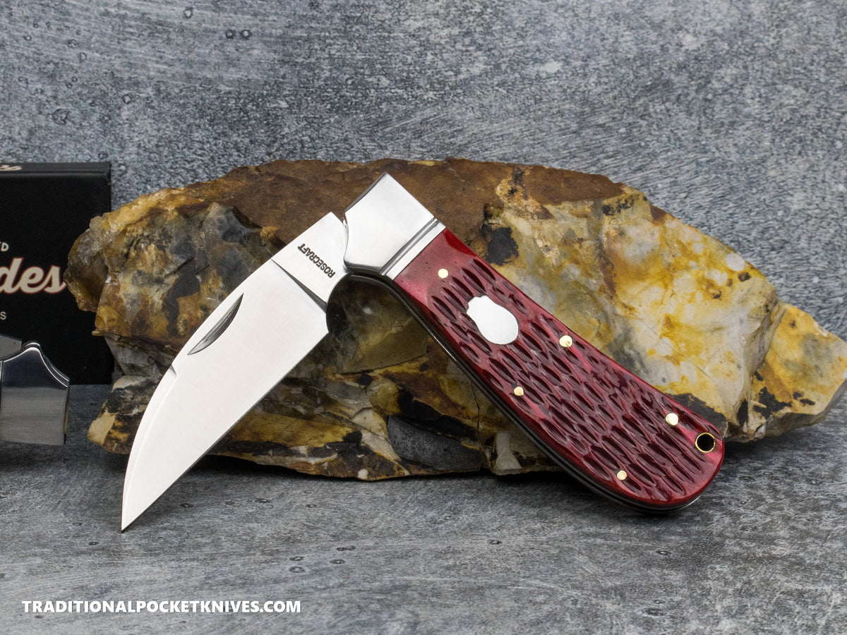 RoseCraft Blades Clinch River Swayback Red Picked Bone (RCT005-RPJ)
