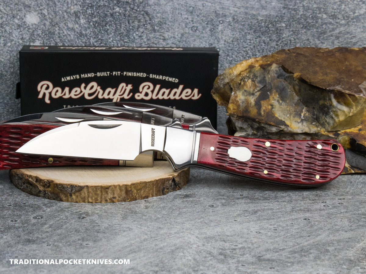 RoseCraft Blades Clinch River Swayback Red Picked Bone (RCT005-RPJ)