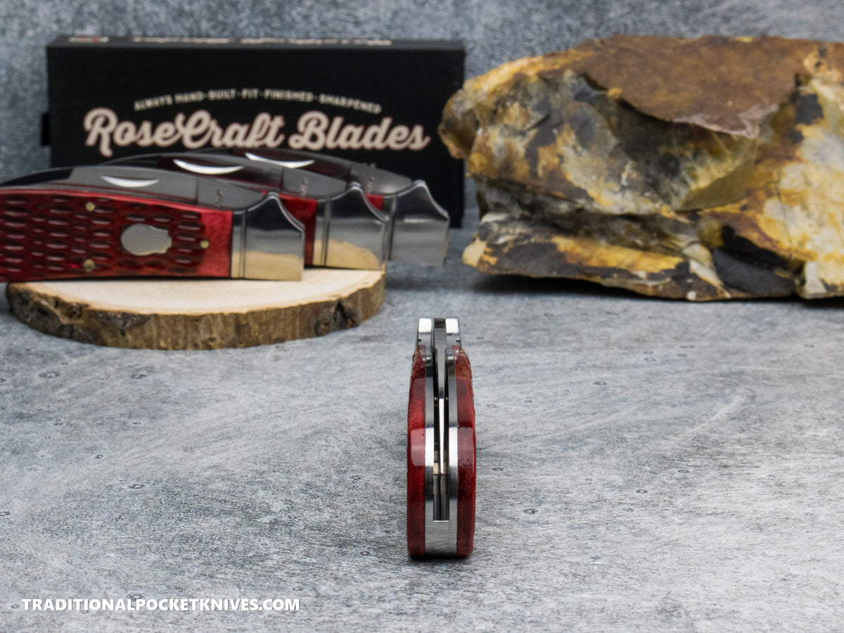 RoseCraft Blades Clinch River Swayback Red Picked Bone (RCT005-RPJ)